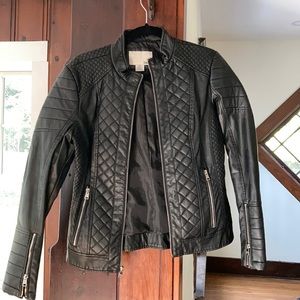 Bar III leather jacket